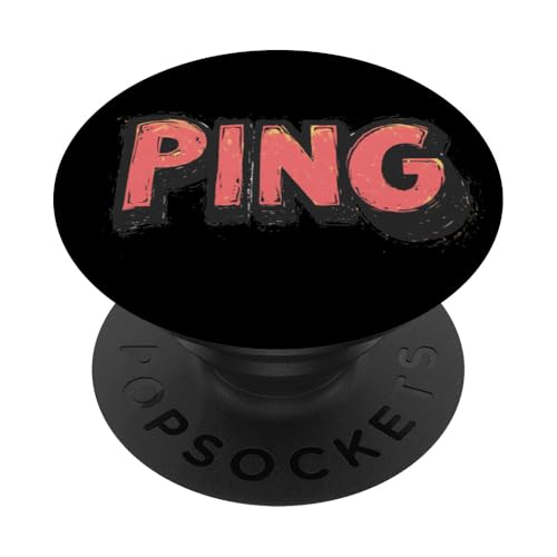 Lag-Free Gaming with this Ping Statement Costume PopSockets Adhesive PopGrip