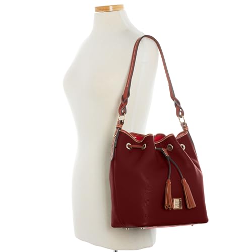 Image of Dooney & Bourke Bucket Bags for Women, Large Leather Tasha Shoulder Bag