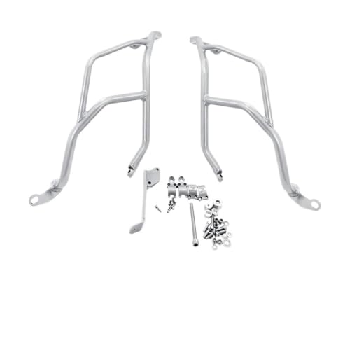 Crash Bar BMW F750GS F850GS F800GS Pare-Chocs Moto Protection Carénage Supérieur Argent