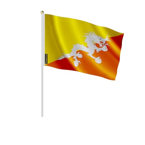Drapeau Bhoutan de précision 30x45cm lot de 100 pièces durables