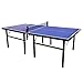 Table de ping-Pong Pliable, Table de Tennis de Table Professionnel Indoor, Table de ping-Pong Bleue Pliante Pleine Grandeur, Table de Jeu d'intérieur Facile à Assembler, Bleu