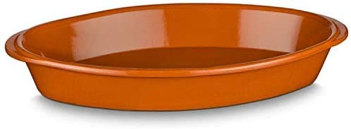 REGAS 503 Clay Oval Dish Mud Serving Plate (32x18cm)…