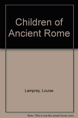 Children of Ancient Rome 0819601144 Book Cover