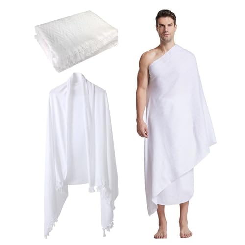 Ihram para Umrah de hombre en pack de 2 unidades absorbentes y suaves