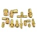 Tee Coupling, 3/8" x 3/8" x 1/4" Barb, Pack of 50