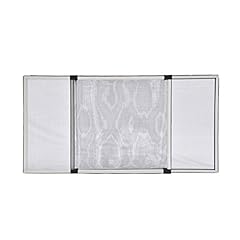 XONE Zanzariera Estensibile, Colore Silver, 40x50cm, Ribaltabile