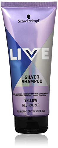 Schwarzkopf Live Silver Shampooing Neutralise Couleur Jaune 200 ml