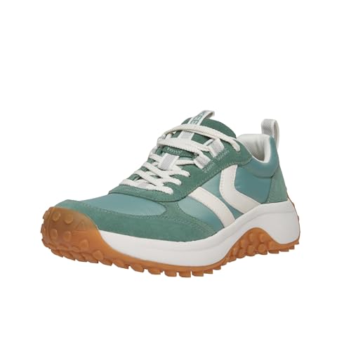 KEEN Women's Ks86 Comfortable Durable Retro Style Sneakers, Dark Forest/Star White, 38 EU