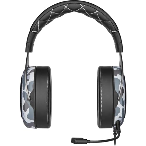 HS60 HAPTIC Cuffia Gaming Stereo con Tecnologia (Bassi Aptici Realizzati Tramite Taction Technology, Padiglioni Regolabili in Morbido Memory Foam, Microfono Rimovibile) Camo - Cuffia gaming - Immagine 2