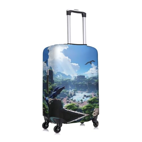 The Forgotten Kingdom Luggage Cover Suitcase Protector Anti-Scratch Luggage Cover Fits 18-32inch Luggage4