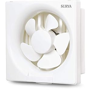 Surya Beachair 6” 150mm Plastic Ventilation Fan (White), standard (SU-BEACHAIR_6″-WH)