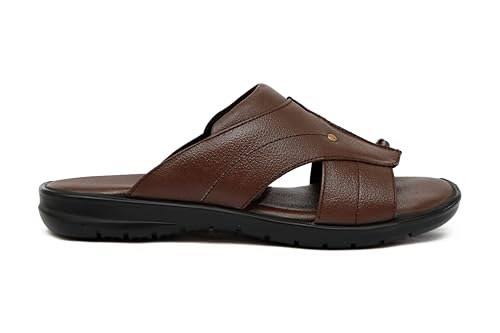 Image of Leather Casual Slip On Sandal for Men