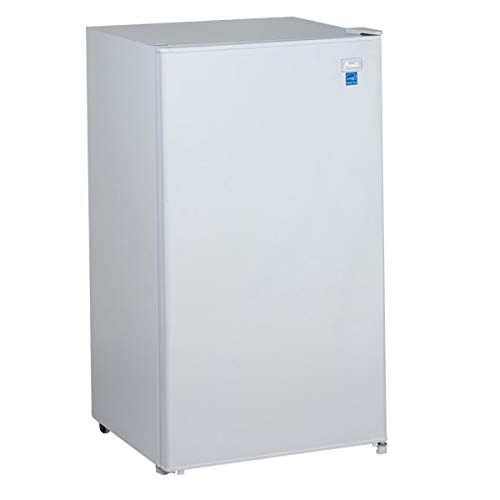 Avanti AVARM3306W Mini Fridge Compact Refrigerator for Home Office or Dorm, Manual Defrost with
