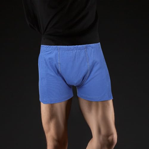 Calzoncillos de hombre de algodón reutilizables con cintura elástica 5