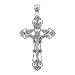 Sterling Silver Inri Crucifix Pendant