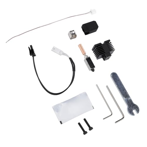 Aolidsive Hotend Kit for QIDI X Plus 3D Printer, Ceramic Heating Plate and Hardened Steel Nozzle, 450F High Temperature 
