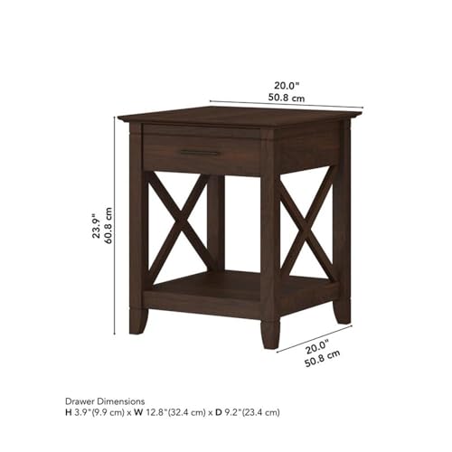 Pemberly Row PR-4753-2250272 Farmhouse Engineered Wood End Table thumb #2
