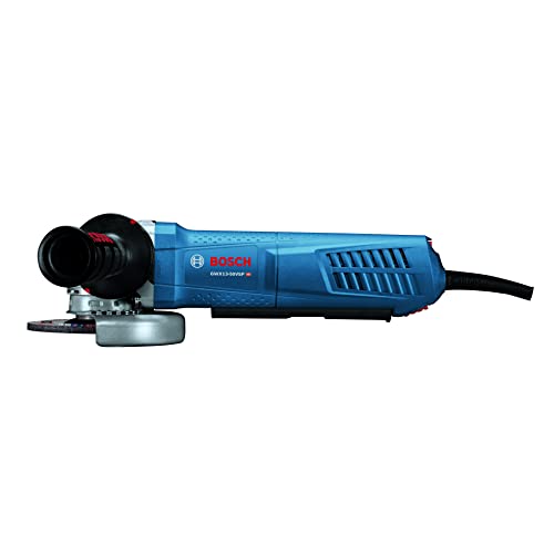 Bosch Gwx13-50Vsp 5 In. X-Lock Variable-Speed Angle Grinder With Paddle Switch With Tcwx27S500 5 In. X .045 In. X-Lock Arbor Type 27A (Iso 42) 60 Grit Fast Metal/Stainless Cutting Abrasive Wheel #TOP2