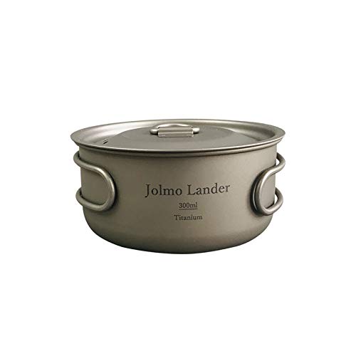 Jolmo Lander Titanium Bowl Single Wall 300ml/500ml (300ml with lid)