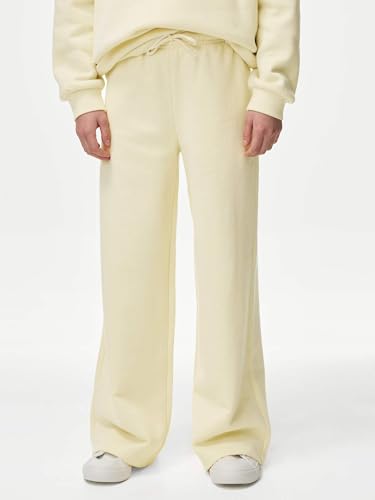 Marks & Spencer Jogginghose Mit Hohem Baumwollanteil Und Weitem Bein (2–16 J.) Gelb 12-13 Jahre