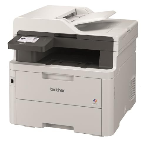 Brother MFCL3760CDW| Multifunzione LED a Colori | 26 ppm | Stampa Fronte/Retro|Display Touch 8,8 cm| USB, LAN e Wi-Fi |Cassetto da 250 fogli|ADF 50 fogli|Toner inclusi da 1000 pag