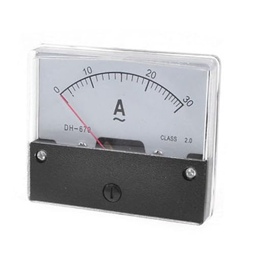 Ampèremètre analogique DH-670 AC 0-30 A résout les pannes de lecture numérique
