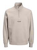 pull beige homme ralph lauren Jack & Jones Essentials Sweat-shirt à manches longues pour adulte Coupe ample