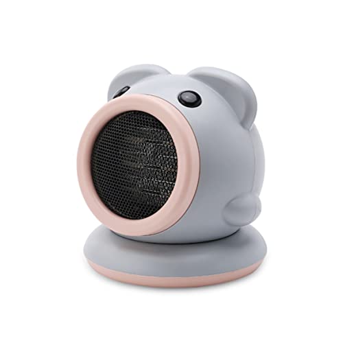 Nuevo calentador vertical giratorio, 3 ajustes de calefacción, termostato ajustable, adecuado para oficina, hogar, escritorio Cover