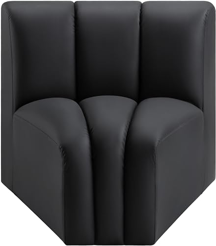 Sillón Curvo Moderna Negro miniatura 3