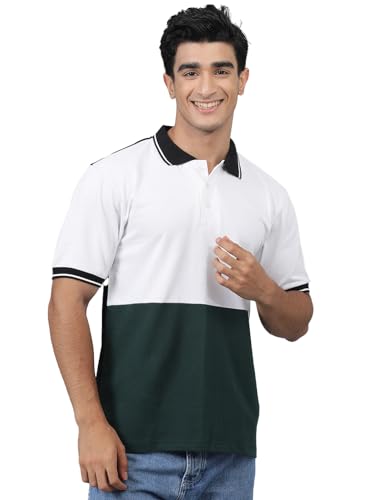 Image of KOTTY Men's Color Block Regular Fit T-Shirt