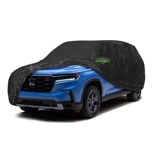 Image of Proadsy Custom Fit Car Cover for 2016-2026 Honda Pilot Waterproof Outdoor | UV-Blocking Waterproof With Soft Lining Prevents Leaks & Scratches. Perfect For Sunny, Snowy Outdoor Parking, Garage Storage