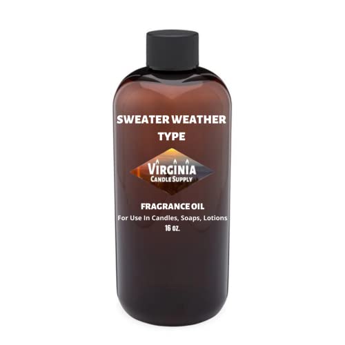 Sweater Weather Fragrance Oil (Our Version Of The Brand Name) (16 Oz Bottle) For Candle Making, Soap Making, Tart Making, Room Sprays, Lotions, Car Fresheners, Slime, Bath Bombs, Warmers…… #TOP16