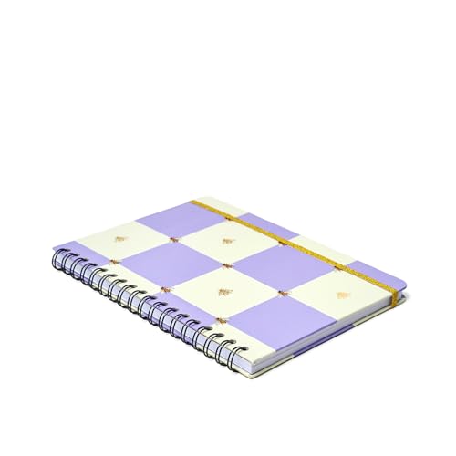 Caderno Espiral Melissa Pautado 17X24 Casa Das Abelhas Lilás 80 Fls, Cicero