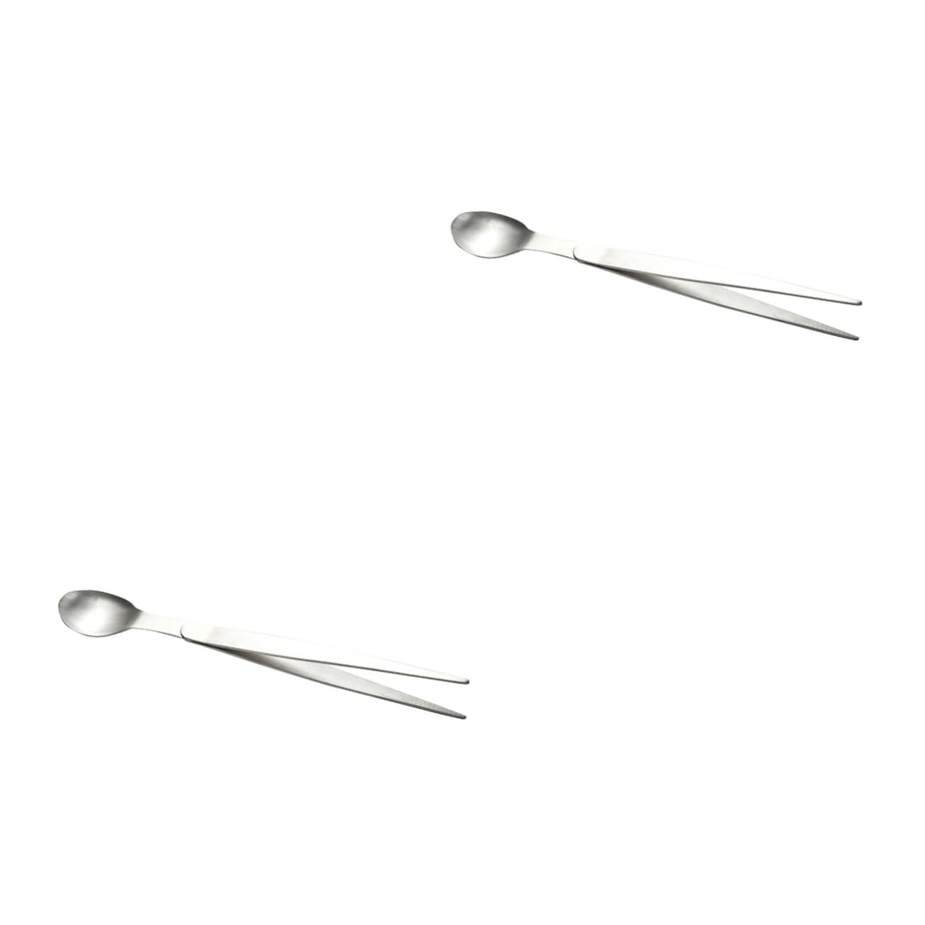 Cuillère à dégustation en acier inoxydable x2 pour cuisine et table