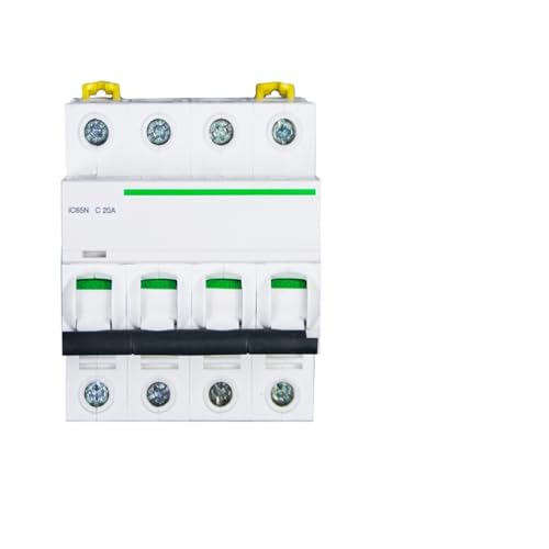 Disjoncteur miniature iC65N 4P C50A avec pouvoir de coupure renforcé et déclenchement courbe C