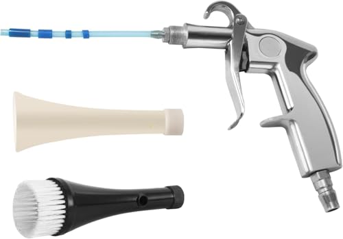 Car Clening Gun,High-Pressure Air Blow Gun for Professiona, Heavy-Duty Air Gun with Tapered Nozzle for Quick Dust & Water Blasting,Works with Air Compressor, Wheels & Interior Cleaning