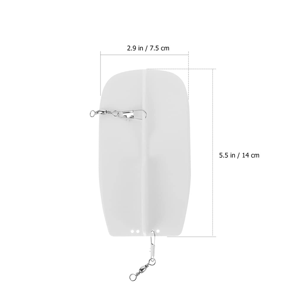 BESPORTBLE 2pcs Diving Board Fishing Supplies Fishing Tools Fishing Accessories Fishing Lures Scuba Diving Accessories Bass Fishing Gear Useful Trolling Board Planer Dive Board Outdoor Suite