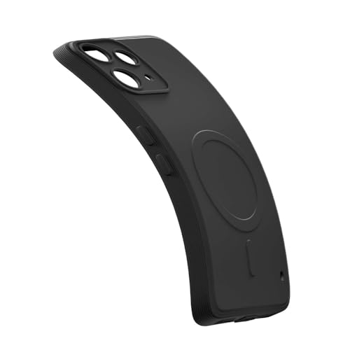Image of Back Cover | MagFit Ring Design (Non-Magnetic) | Shockproof Case | Anti-Slip Grip | Raised Camera Edges | Slim Protective Case for Nothing Phone (3a) Lite 5G (Matte Black)
