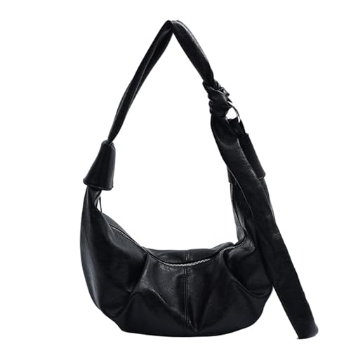 Sac à raviolis pour femme avec bandoulière plissée au design géométrique unique