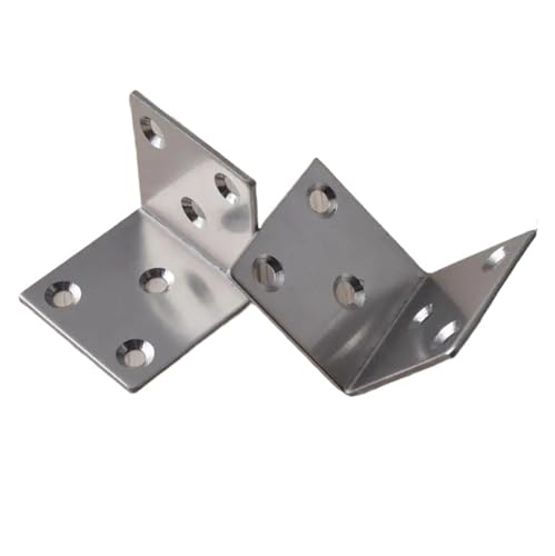 Soportes De Esquina Fijos Acero Inoxidable, 50x50x50mm, Accesorios Conexión, Ángulo Hierro Con Tornillo, Espesor: 2mm