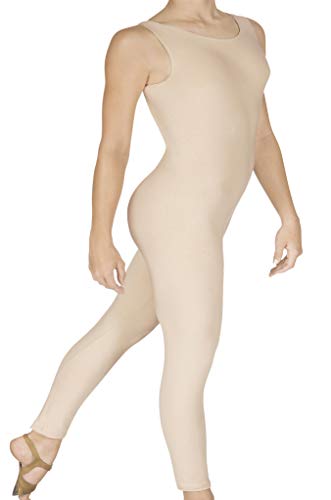 Eurotard Women's Tank Unitard, Nude, Medium