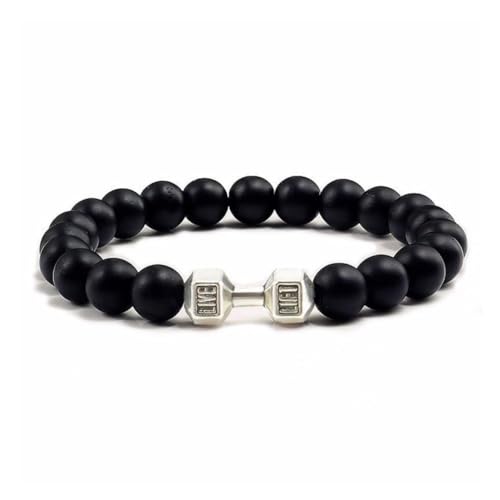 Hantel-Armbänder, Vulkangestein, Angstperlen, Fitness-, Yoga-, Langhantel-Armband, Naturstein, Hantelperlen, Armbänder, Set, Fitness-Armband, Fitness-Hantel-Schmuck, Geschenke oder Fitness-Liebhaber Hantel-Armbänder, Vulkangestein, Angstperlen, Fitness-, Yoga-, Langhantel-Armband, Naturstein, Hantelperlen, Armbänder, Set, Fitness-Armband, Fitness-Hantel-Schmuck, Geschenke oder Fitness-Liebhaber