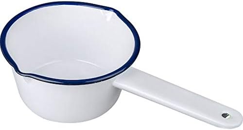 Falcon Enamel Sauce Gravy Soup Milk Pan 14cm Red