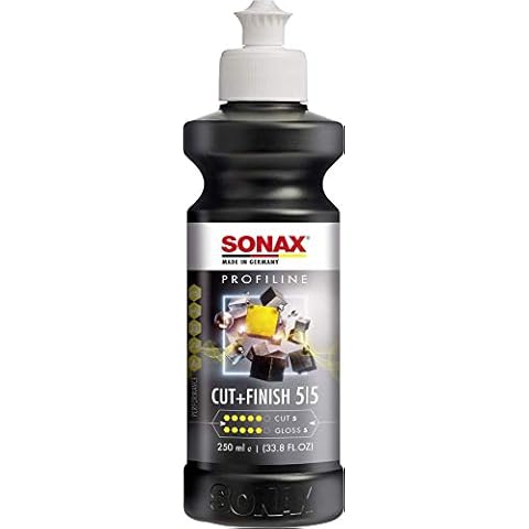SONAX PROFILINE Cut+finish (250 ml) - One-step Polish Including Gloss Finish for Medium Scratch Profiles | Item No. 02251410 Cover