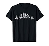 Juego de ajedrez Tablero de ajedrez cardiogram Ajedrez Camiseta