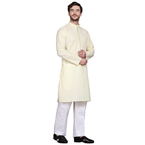 Image of Jagdish GARMENTS Cotton Trendy Embroidery Kurta for Men for Festive