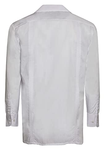 Men's Cuban Guayabera Long Sleeve Shirts Wedding Cigar Beach Bartender Casual3