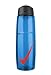 NIKE T1 FLOW SWOOSH WATER BOTTLE (32oz, GAME ROYAL/LT CRIMSON)