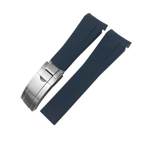 [FKYRGF] 20mm 21mm 22mm o[EHb`oh Tu}[i GMT}X^[ fCgi VRXgbv ubN 18mm 19mm EHb`oh uXbg(Blue matte silver,22mm)
