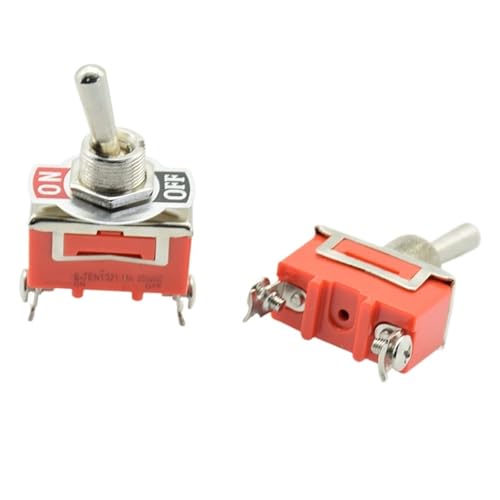 Interruptor de palanca 12V Heavy Duty SPDT de acero inoxidable con terminales de metal